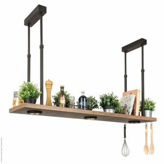 Frezoli Lighting hanglamp Tray Mat zwart 2