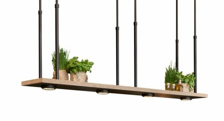 Frezoli Lighting hanglamp Tray XL Mat zwart