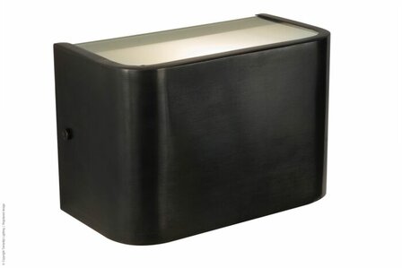 Frezoli Lighting wandlamp Vanno Zwart/bruine finish