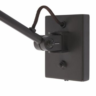 Frezoli Lighting wandlamp Mazz + knikarm Mat zwart 3