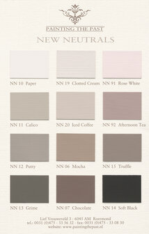 Painting the Past kleurekaart New Naturals