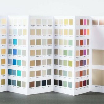 Carte Colori handgeschilderde kleurenwaaier
