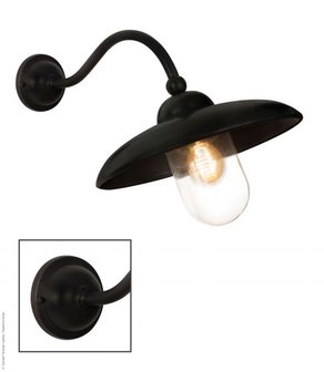 Frezoli Buitenlamp Lucco Donkerbruin zwart finish L.734.2.150 