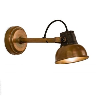 Frezoli wandlamp Mazz bruin patina L.844.1.100 