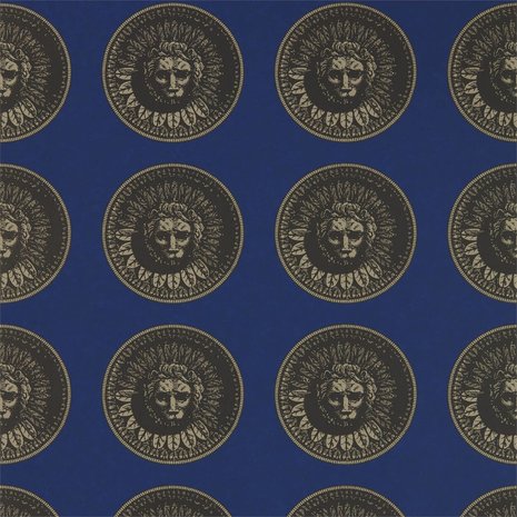 Zoffany Palladio Medallion 312975 Lazuli/Nickle