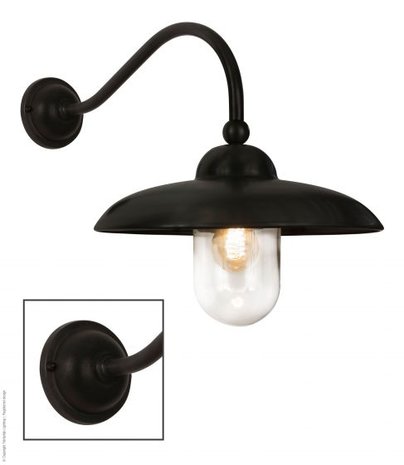 Frezoli buitenlamp Lucco Donkerbruin zwart finish L.735.2.150 