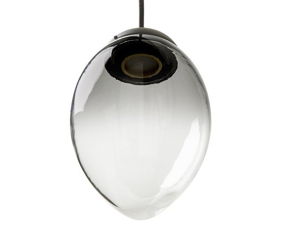 Frezoli Lighting hanglamp Vetroso 1 drop  Mat zwart L.301.10.600