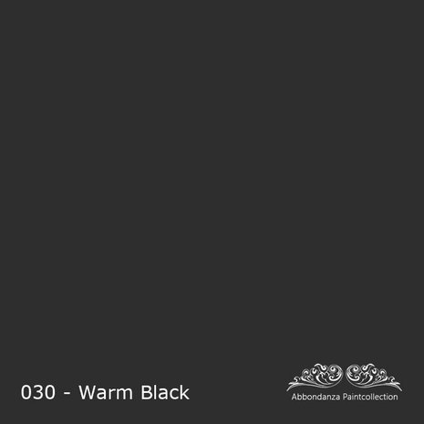 Abbondanza Krijtverf Warm Black 030