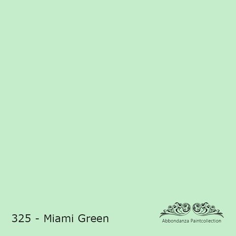 Abbondanza Krijtverf Miami Green 325