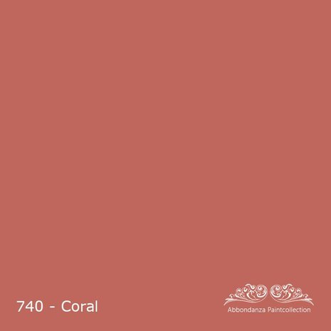 Abbondanza Krijtverf Coral 740