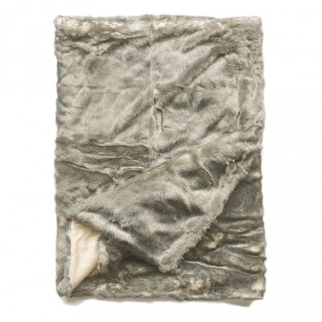 Plaid Fake Fur Nobilis Plaid Koala PL147 150 x 250