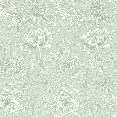 Morris & Co Chrysanthemum Toile Willow 217069