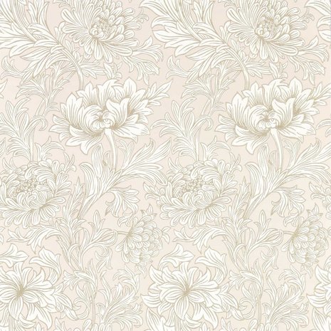 Morris & Co Chrysanthemum Toile Cochineal Pink 217070