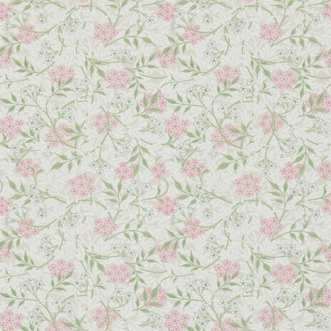 Morris & Co Jasmine Blossom Pink Sage 214725
