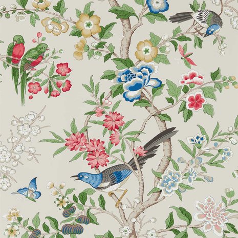 Sanderson Watergarden Chinoiserie Hall Linen Chintz 217113