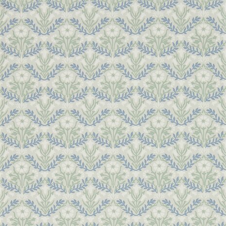 Morris & Co Bellflowers Grey/Fennel 216435