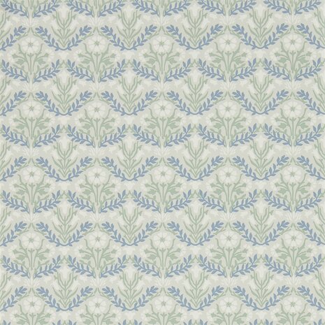 Morris & Co Bellflowers Grey/Fennel 216435