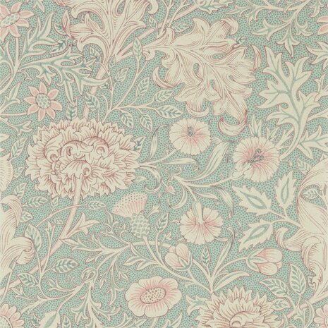 Morris & Co Double Bough 216680 Teal Rose