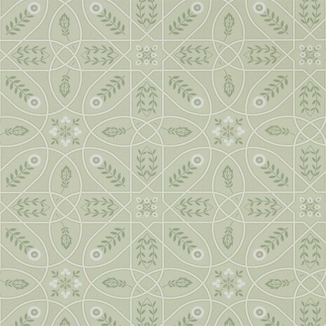 Morris & Co Brophy Trellis 216702 Sage Linen