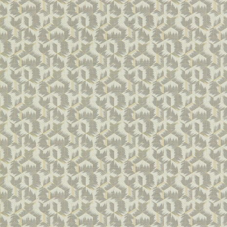 Zoffany Rhombi Tumbling Blocks Faded Anthracite 312893 