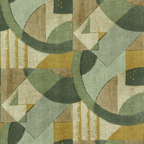 Zoffany Rhombi Abstract 1928 Antique Olivine 312887