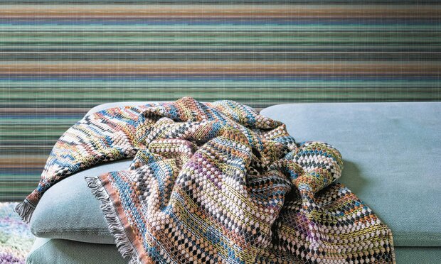 Missoni Home Wallcoverings Riga Multicolor Horizontal 10199