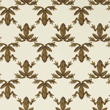 Harlequin Wood Frog Gold Parchment 113013