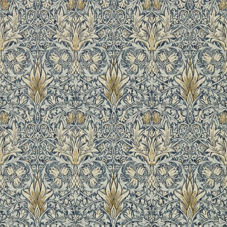 Morris & Co Snakeshead Indigo/Cumin 216428