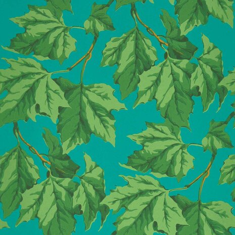Harlequin X Sophie Robinson Wallpapers Dappled Leaf Emerald Green 113047