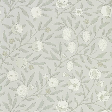 Morris & Co Pure Morris North Wallpapers Fruit Grey Blue 216540