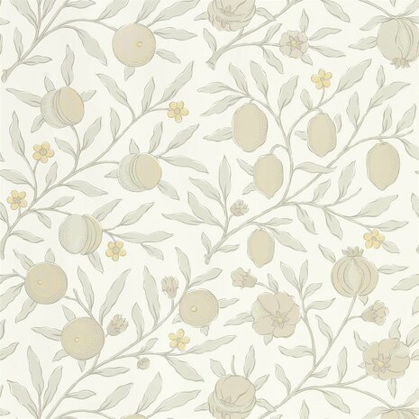Morris & Co Pure Morris North Wallpapers Fruit Horned Poppy Grey 216542
