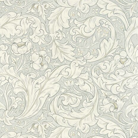 Morris & Co Pure Morris North Wallpapers Pure Bachelors Button Grey Blue 216554
