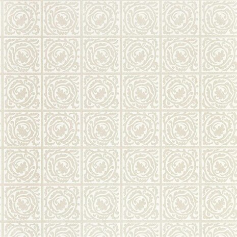 Morris & Co Pure Morris North Wallpapers Pure Scroll White Clover 216545