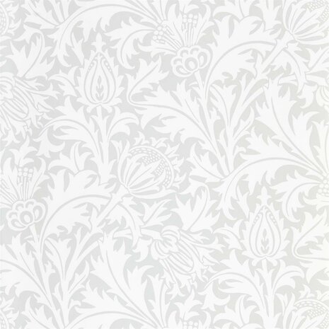 Morris & Co Pure Morris North Wallpapers Pure Thistle Grey Blue 216550