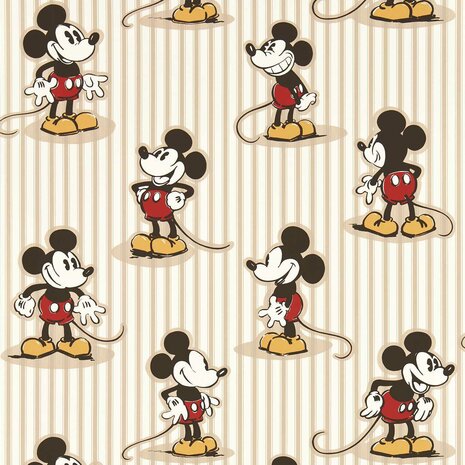 Sanderson Disney Home Mickey Stripe Peanut 217273