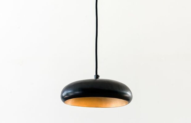 Frezoli Lighting Pebble 1 23cm oval Zwart L.339.9.600