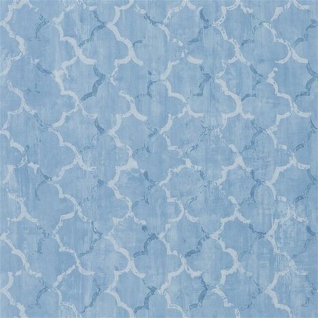 Designers Guild The Edit Geomeric Chinese Trellis Cobalt PDG650/02