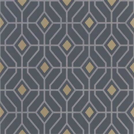 Designers Guild The Edit Geometric Laterza Graphite PDG1026/05