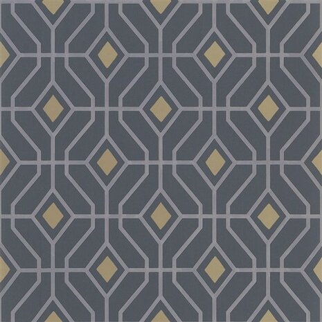 Designers Guild The Edit Geometric Laterza Graphite PDG1026/05