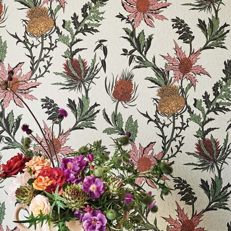 Cole & Son Botanical ~Botanica~ Thistle via di Alma