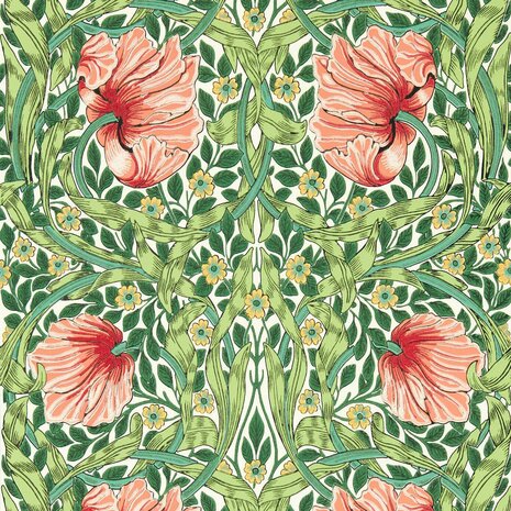 Morris & Co Pimpernel Shamrock-Watermelon 217332