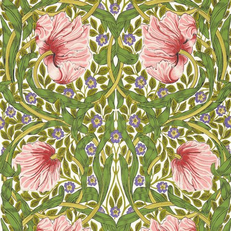 Morris & Co Pimpernel Sapgreen Strawberry 217333