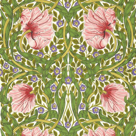 Morris & Co Pimpernel Sapgreen Strawberry 217333