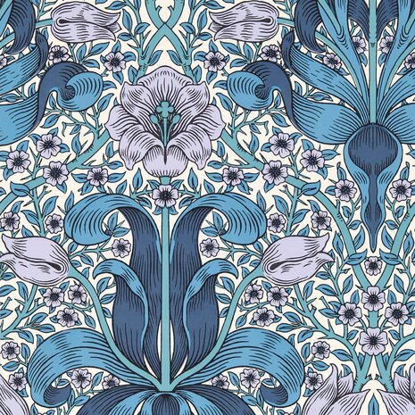 Morris & Co Spring Thicket Indigo Lilac 217338