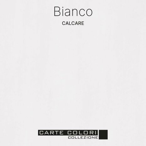 Carte Colori Calcare Kalkverf Bianco