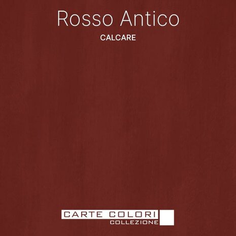 Carte Colori Calcare Kalkverf Rosso Antico