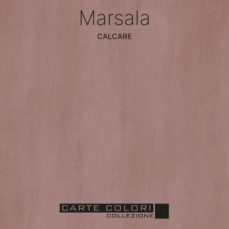 Carte Colori Calcare Kalkverf Marsala