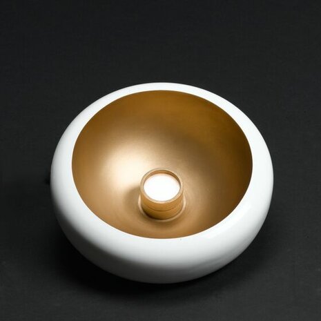 Frezoli Lighting hanglamp Pebble 1 18cm round Ecru/wit 2