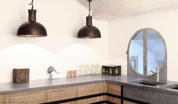 Frezoli Lighting hanglamp Soll Bruin patina 2
