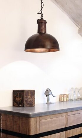 Frezoli Lighting hanglamp Soll Bruin patina 4